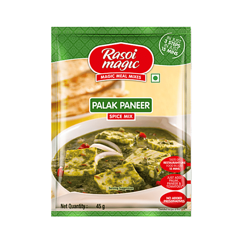 Rasoi Magic Palak Paneer Spice Mix – 45g